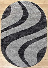 Овальный ковер PLATINUM T617 NAVY