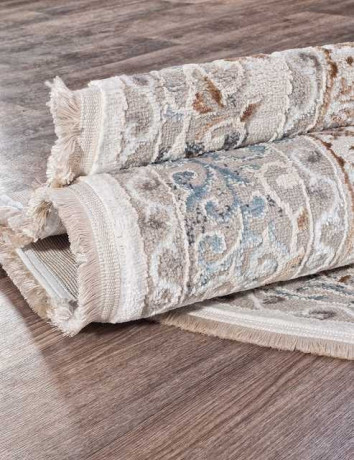 Ковёр ERKAPLAN RODOS-7439A-L-BLUE-CREAM-OVAL