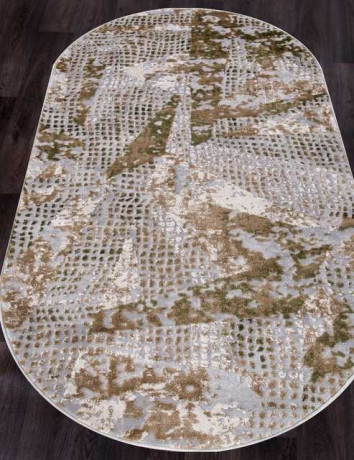 Турецкий ковер TOKIO-17520A-BROWN-GREY-OVAL