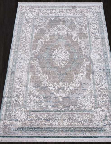Турецкий ковер AJMAL-LP-292-CREAM-TURQUOISE-STAN