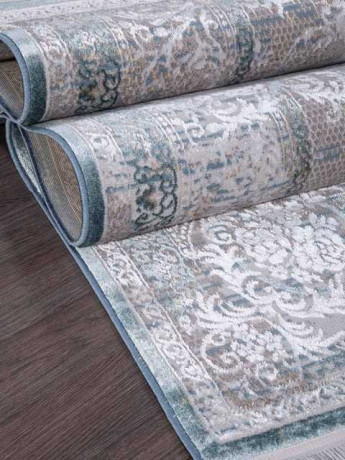 Турецкий ковер AJMAL-LP-292-CREAM-TURQUOISE-STAN