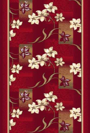 Дорожка паласная ''Афродита Красный''