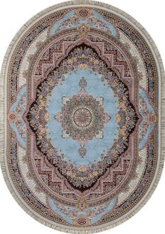 Ковёр ARAVIA-6805-BLUE-BROWN-OVAL