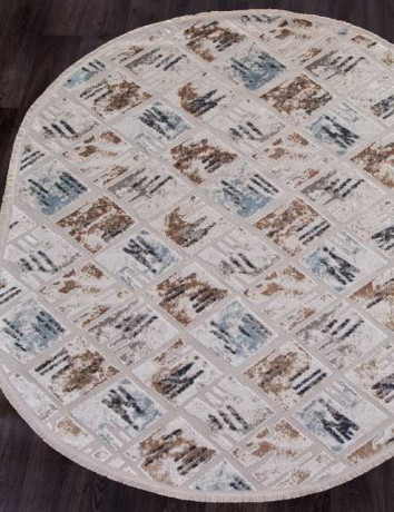 Ковёр ERKAPLAN RODOS-7443A-CREAM-CREAM-OVAL