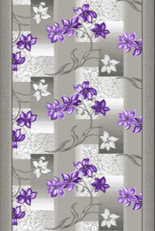 Дорожка паласная ''Афродита Серый''