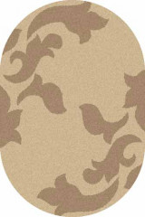 Овальный ковер PLATINUM T620 BEIGE-D.BEIGE