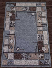 Ковёр SIERRA ALBINA-3-BLUE-BROWN-STAN