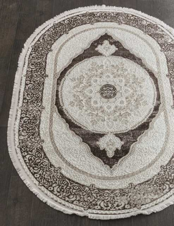 Турецкий ковер MOROCCO-Z-1043-BROWN-OVAL