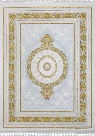 Турецкий ковер HUNKAR-08071A-BLUE-GOLD-STAN