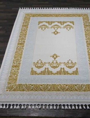 Турецкий ковер HUNKAR-08074A-BLUE-GOLD-STAN