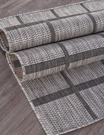 Ковёр VEGAS-S004-GRAY-BLACK-STAN