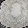 Турецкий ковер HUNKAR-08075A-BLUE-GOLD-OVAL