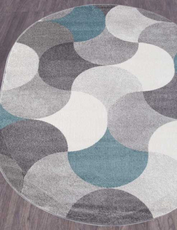 Ковёр SOFIT-2257-LIGHT-GRAY-OVAL