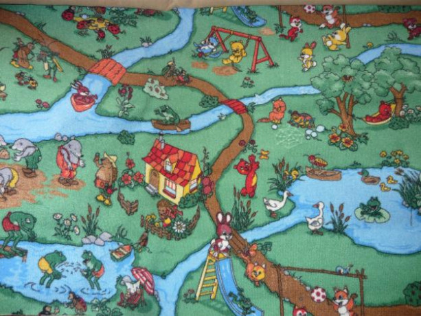 Детский палас ''Ручеек Бежевый''