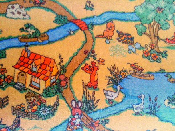 Детский палас ''Ручеек Бежевый''