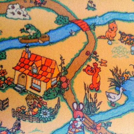 Детский палас ''Ручеек Бежевый''