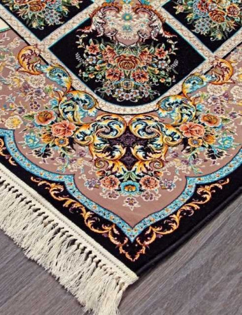 Иранский ковер SHIRAZ-4039-NAVY-BLUE-STAN