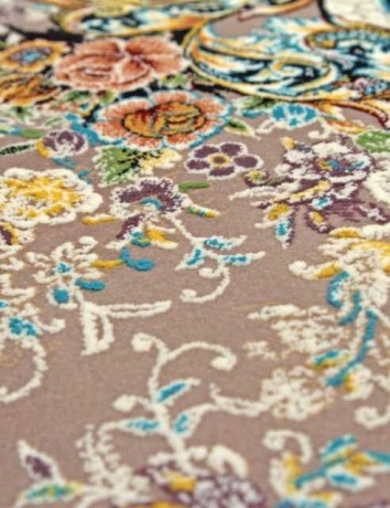 Иранский ковер SHIRAZ-4039-NAVY-BLUE-STAN