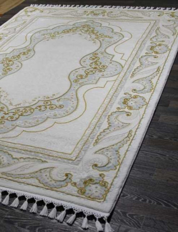 Турецкий ковер HUNKAR-08075A-BLUE-GOLD-STAN