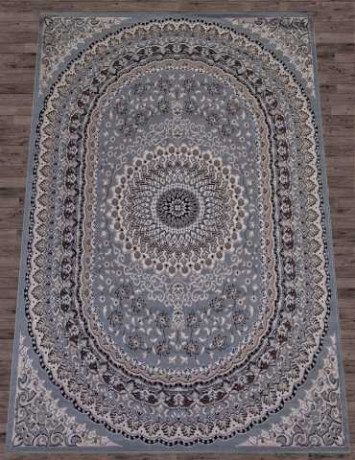 Ковёр SIERRA D504-BLUE-BROWN-STAN