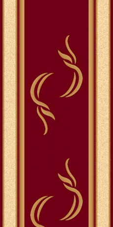 Дорожка ковровая (тканная) Valencia 14 красный