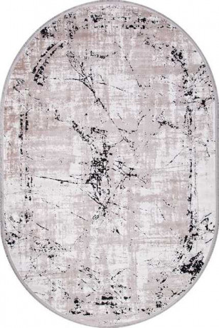 Турецкий ковер RAMIYA-18720S-IVORY-D-BEIGE-OVAL