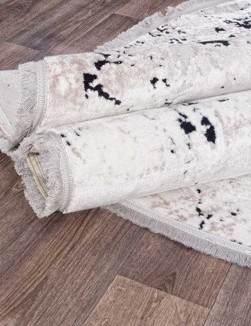 Турецкий ковер RAMIYA-18720S-IVORY-D-BEIGE-OVAL