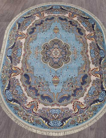 Ковёр ARAVIA-6807-BLUE-OVAL