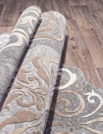 Турецкий ковер SAFIR-00858G-GREY-BROWN-STAN