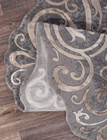 Турецкий ковер SAFIR-00858G-GREY-BROWN-STAN