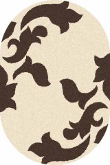 Овальный ковер PLATINUM T620 CREAM-BROWN