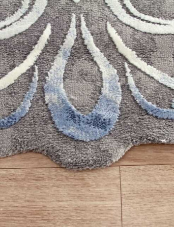 Турецкий ковер SAFIR-00858T-BLUE-BLUE-STAN