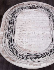 Турецкий ковер RAMIYA-18729S-D-BEIGE-IVORY-OVAL