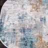 Турецкий ковер ALLURES-12004-CREAM-BLUE-OVAL