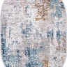 Турецкий ковер ALLURES-12004-CREAM-BLUE-OVAL