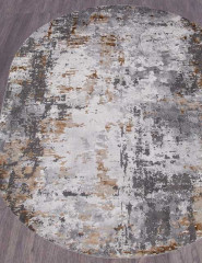 Турецкий ковер GRAND-23319-975-GREY-GOLD-OVAL