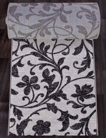 Дорожка ковровая (тканная) Diana 24 серый