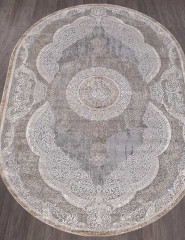 Турецкий ковер ARMINA-03880C-GREY-BROWN-OVAL