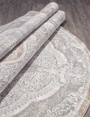 Турецкий ковер ARMINA-03880C-GREY-BROWN-OVAL