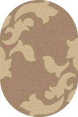 Овальный ковер PLATINUM T620 D.BEIGE-BEIGE