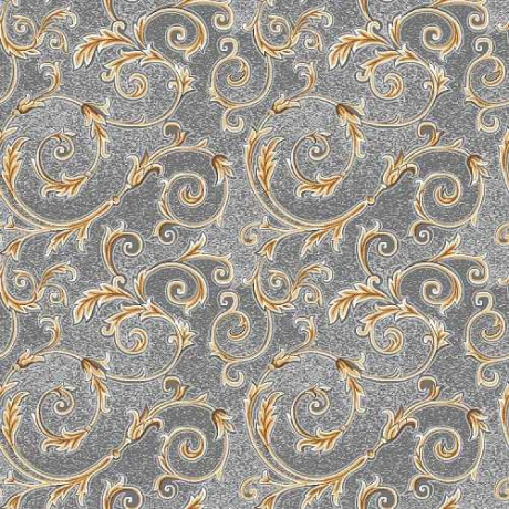 Палас ''Вензель этюд Серый''