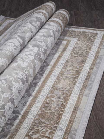 Турецкий ковер FORT-04012B-WHITE-L-BEIGE-STAN