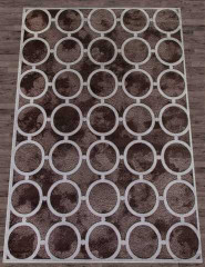 Ковёр SIERRA D713-BROWN-CREAM-STAN