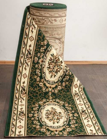 Дорожка ковровая (тканная) Diana 25 зеленый