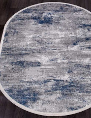 Турецкий ковер MOROCCO-AS-838-NAVY-GREY-OVAL
