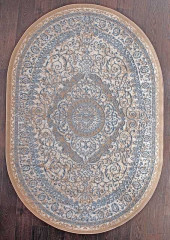 Турецкий ковер STYLE-ML002-031-BLUE-OVAL