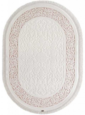 Турецкий ковер HUNKAR-7902-BEYAZ-BEYAZ-OVAL