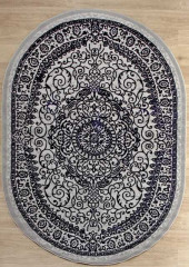 Турецкий ковер STYLE-ML002-035-NAVY-OVAL