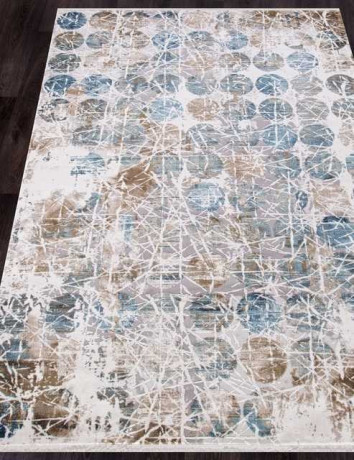 Турецкий ковер ALLURES-12026-CREAM-BLUE-STAN