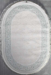 Турецкий ковер HUNKAR-7902-BLUE-BLUE-OVAL